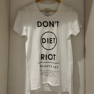 Zoe Karssen graphic cotton tee.